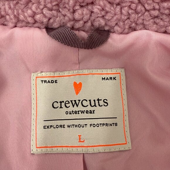 Crewcuts by J Crew Girls Sherpa/Boucle/Teddy/Peacoat Jacket, size 10-12, NWOT - Picture 3 of 10